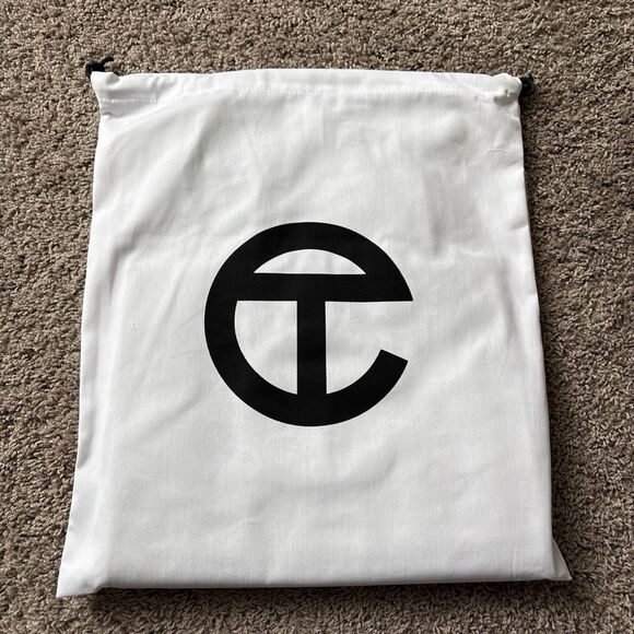 Telfar size Medium Drab Green Olive Shopping Tote Bag New Authentic Dustbag - Picture 3 of 5